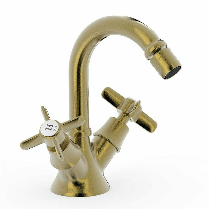 CLASIC Bidetbatterie Altmessing