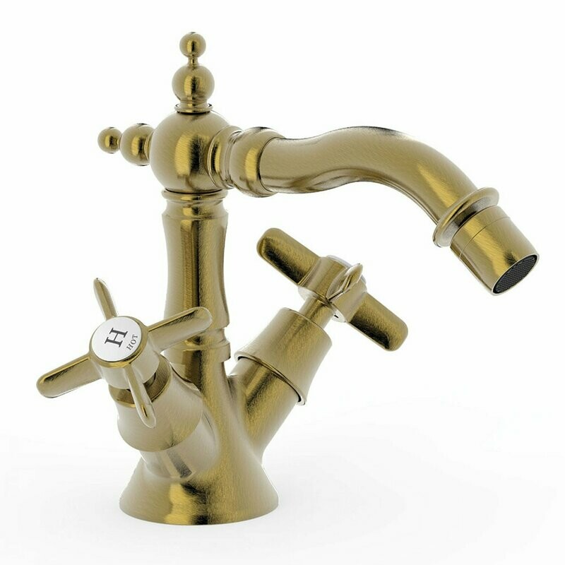 CLASIC Bidetbatterie Altmessing