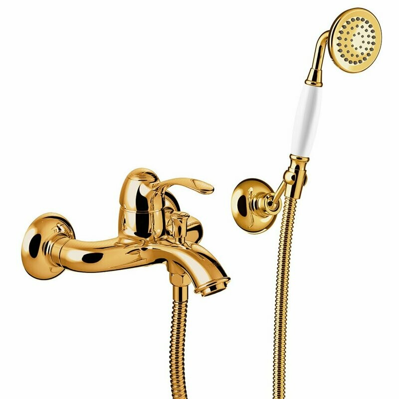 CLASIC Einhebel Wannenmischer Gold