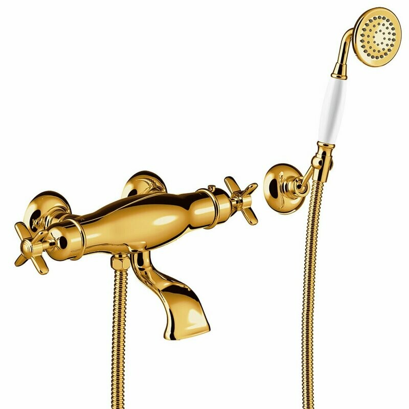 CLASIC Thermostat Wannenbatterie Gold