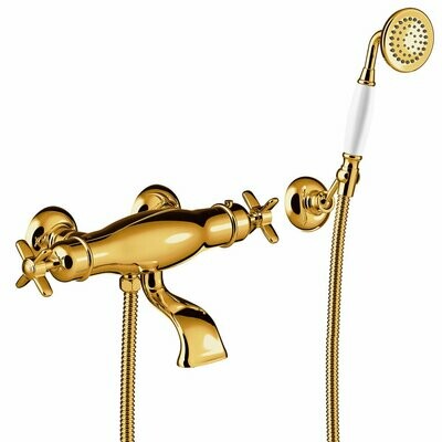 CLASIC Thermostat Wannenbatterie Gold