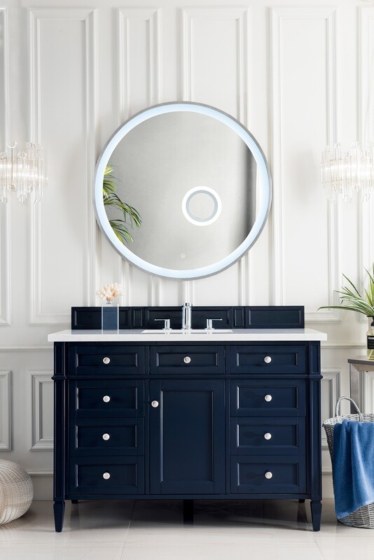 Badmöbel Landhausstil Waschtisch Roma 122 cm  Blau