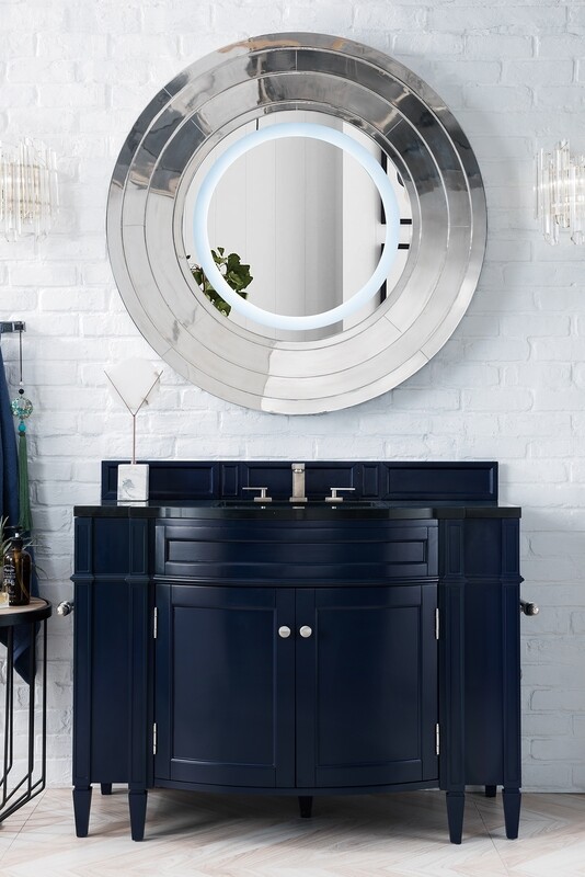 135 cm Badmöbel Landhaus Blau