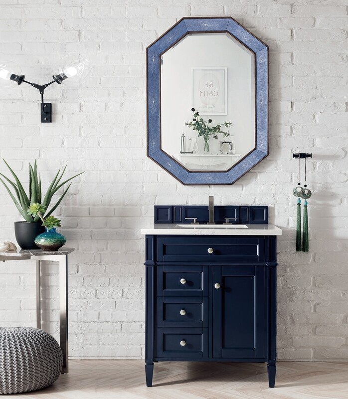 Badmöbel Landhausstil Waschtisch Roma 70 cm  Blau