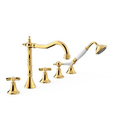 CLASIC Wannenbatterie Gold
