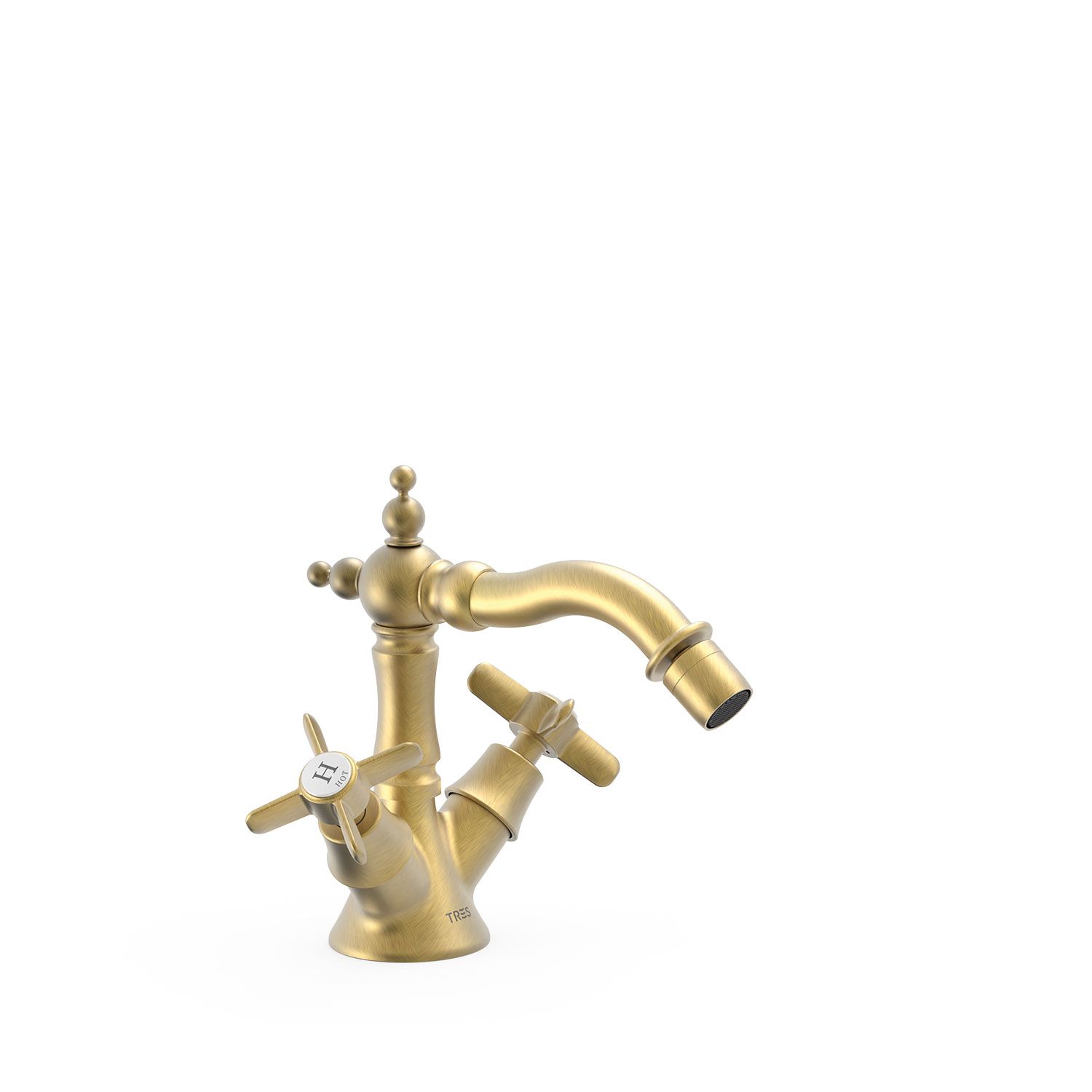 CLASIC Bidetbatterie Matt Altmessing