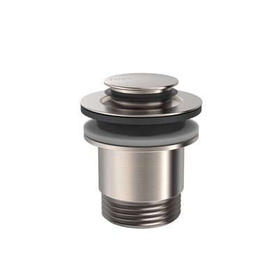 Ventil-Click-Clack-Ablaufventil-Edelstahloptik