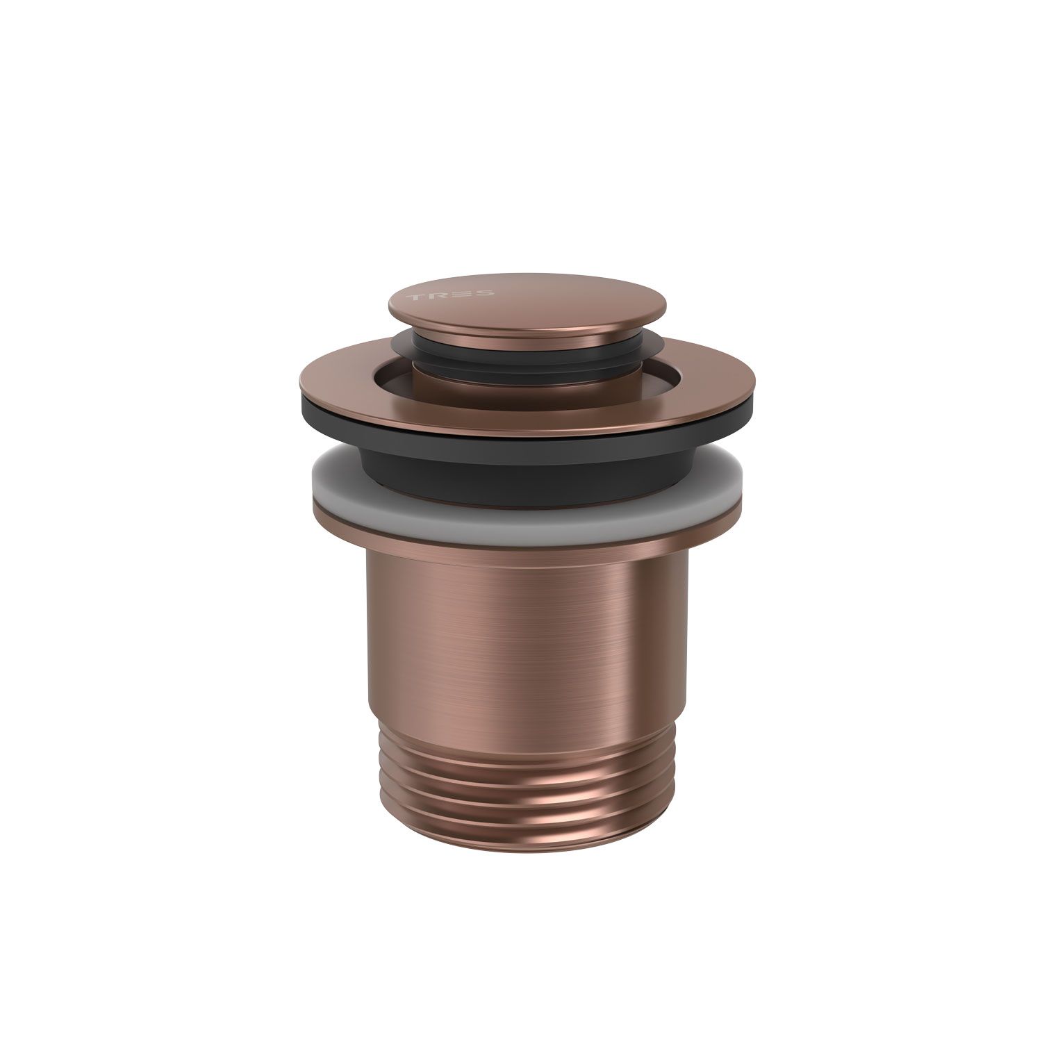 Click-clack-Ablaufventil Simple-rapid für Waschbecken-Volcanic