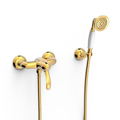 CLASIC Einhebel-Brausemischer Gold 24k