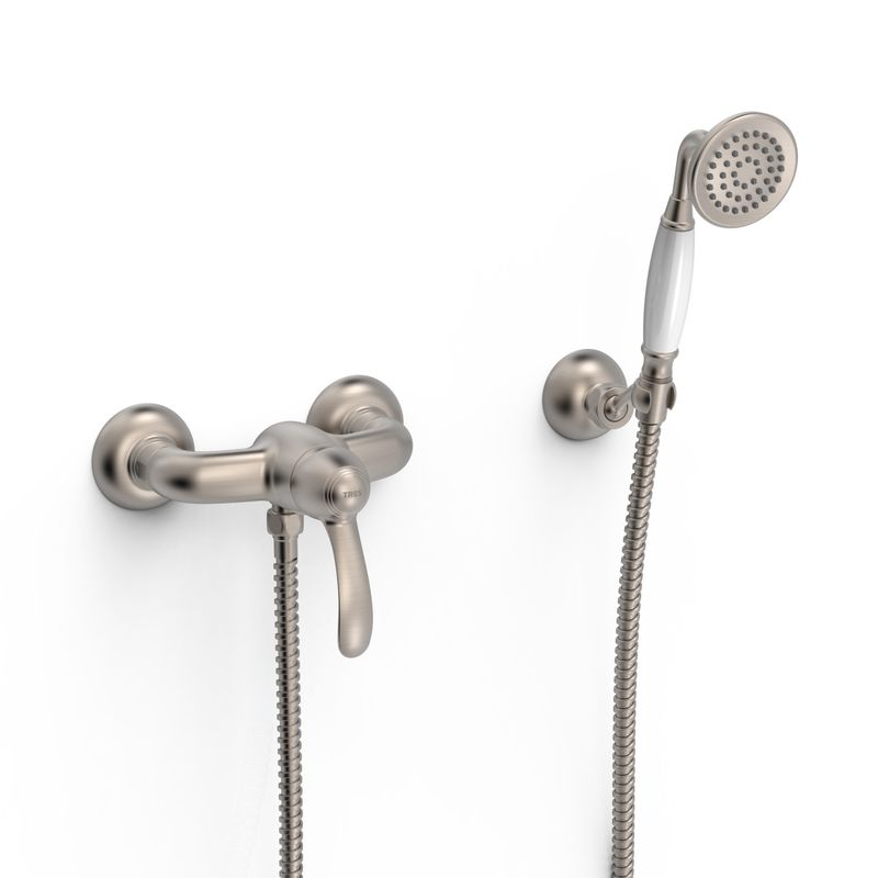 CLASIC Einhebel-Brausemischer Edelstahloptik CLASIC Einhebel-Brausemischer Edelstahloptik