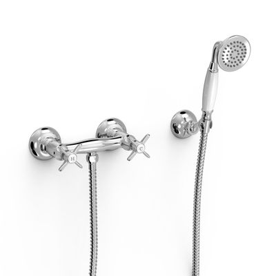 CLASIC Aufputz-2-Griffmischer für Dusche Chrom