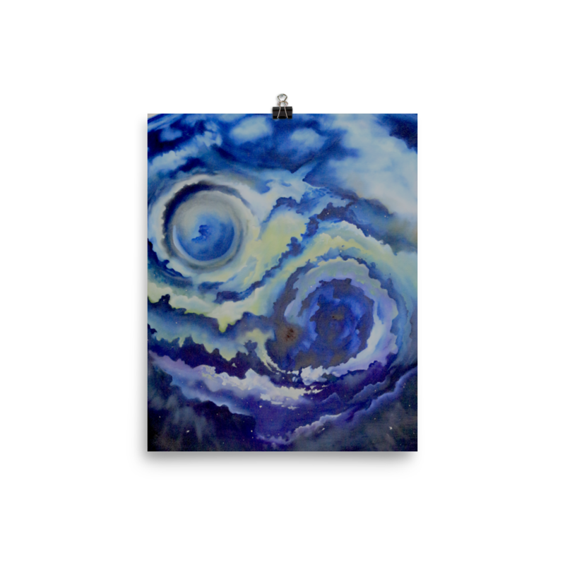 Prussian Planet Poster Prussian Planet Poster