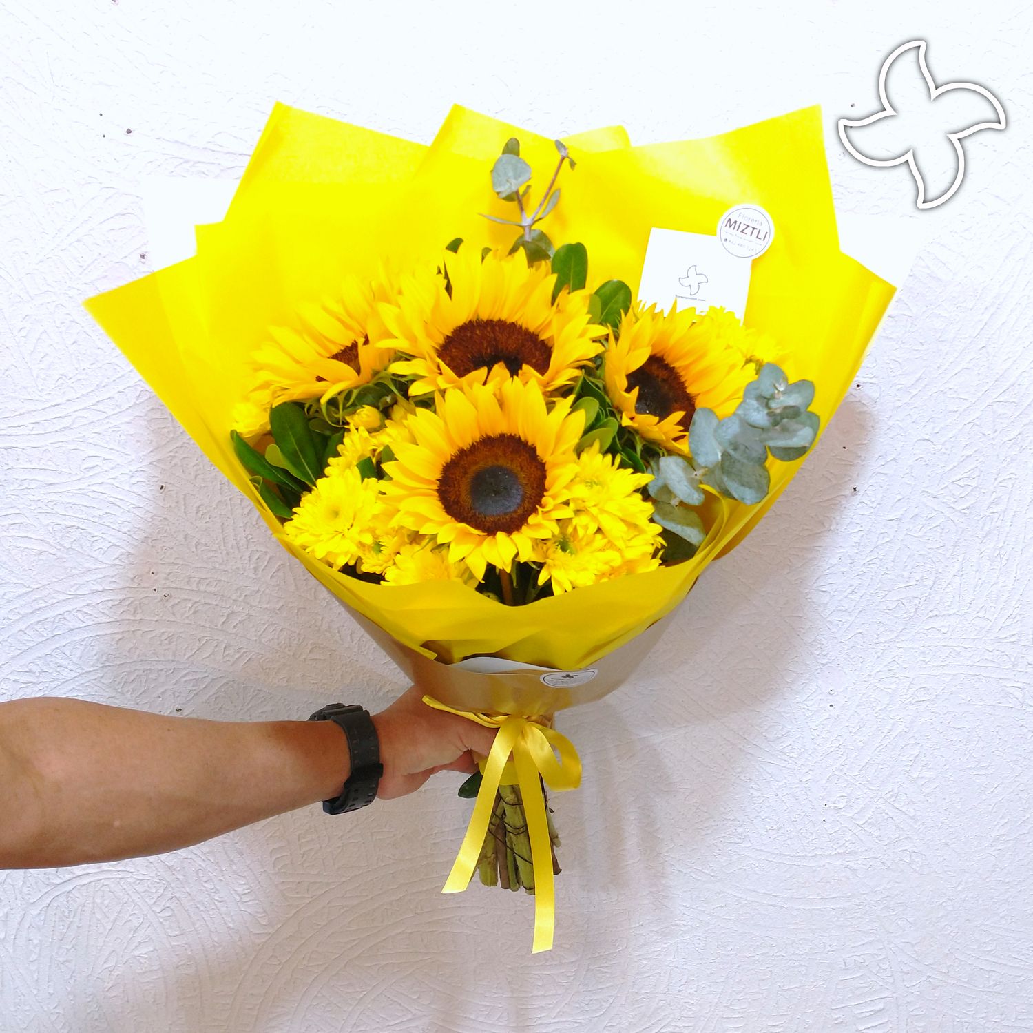Ramo 4 girasoles
