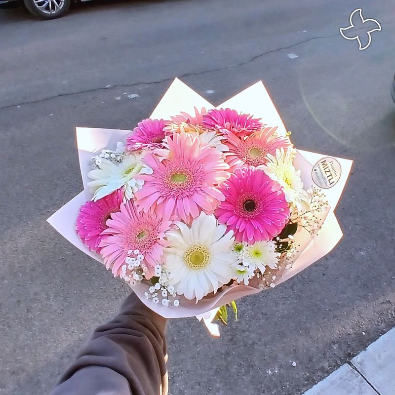 Ramo 12 gerberas básico