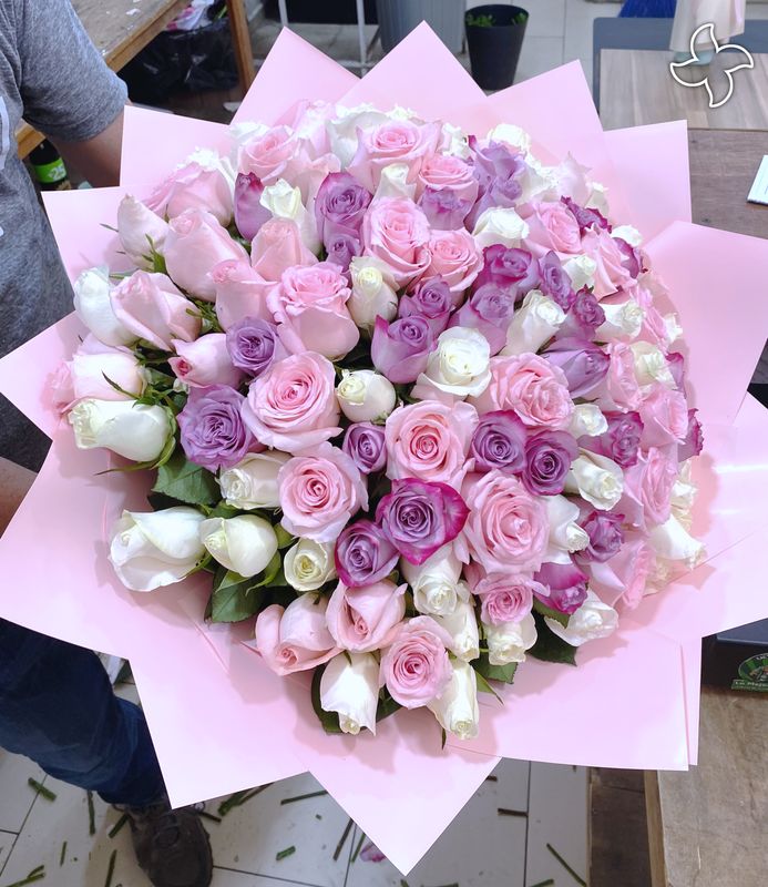 Ramo 100 rosas