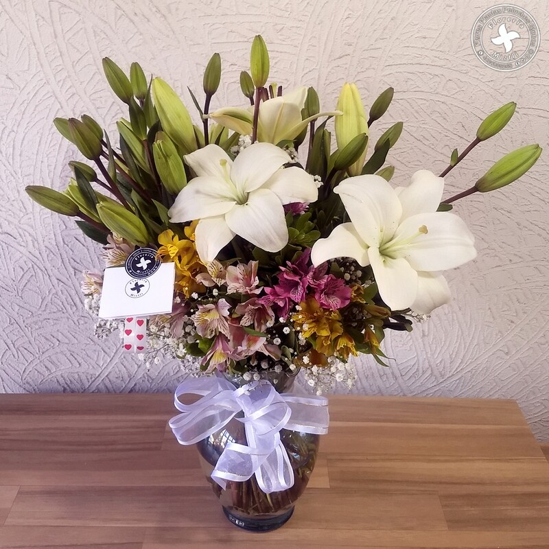 Florero mediano lilis