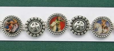 Cowgirl Images &amp; Star Bracelet ~ W033938