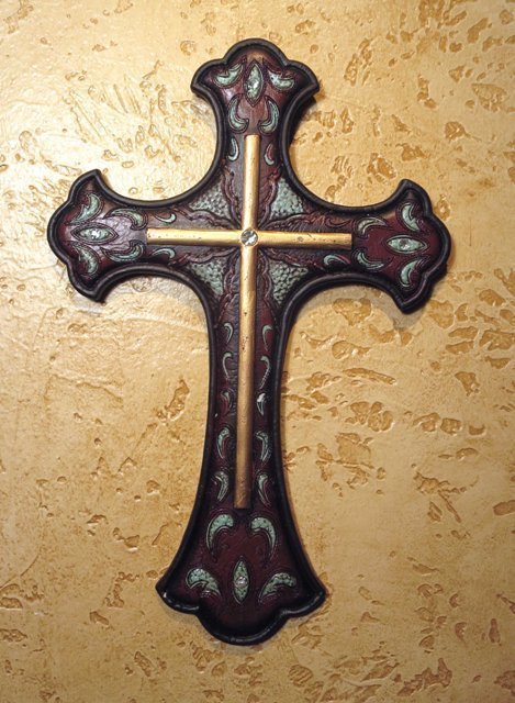 Cross with Gold Cross ~ RB47075C