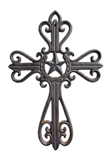 Cross with Star & Horseshoe ~ D58-088