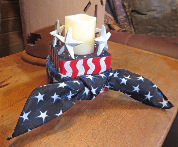 Candle Holder for July 4th