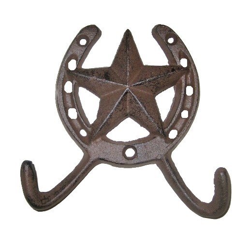 Horseshoe with Star Hook D54-240
