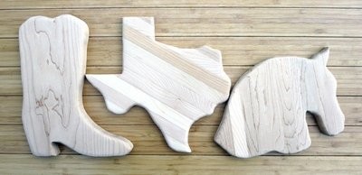 Boot Texas Horse Cheese Boards