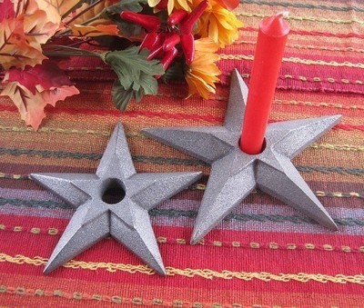 Star Double Candle Holder Medium T813
