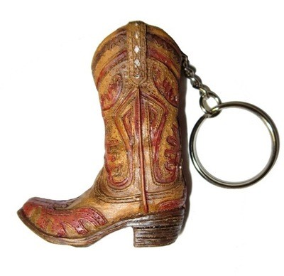 Western Boot Key Chain