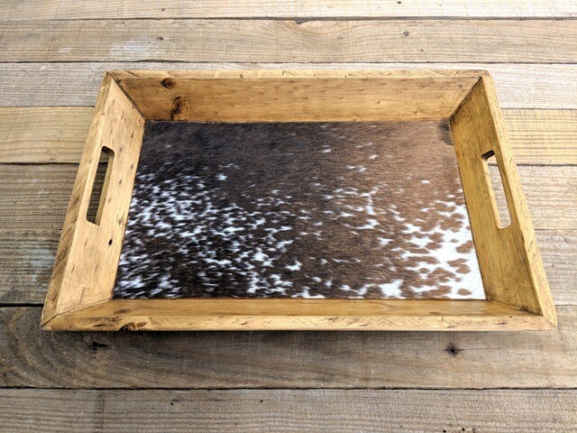 Cowhide Tray ~ WCT2414