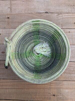 Lime Green Lariat Basket ~ LGLB115