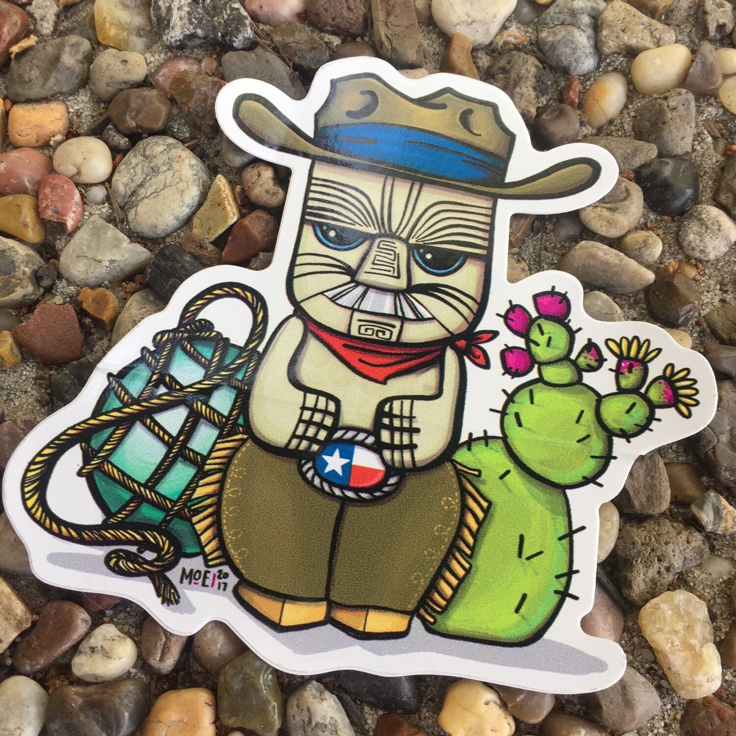 Sticker: Cowboy Peanut Sticker: Cowboy Peanut