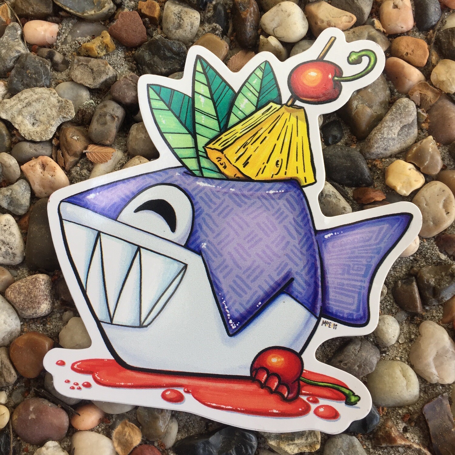 Sticker: Shark Bite Sticker: Shark Bite