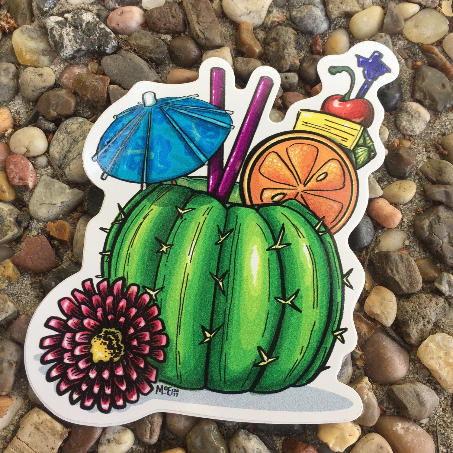Sticker: Cactiki Cocktail Sticker: Cactiki Cocktail