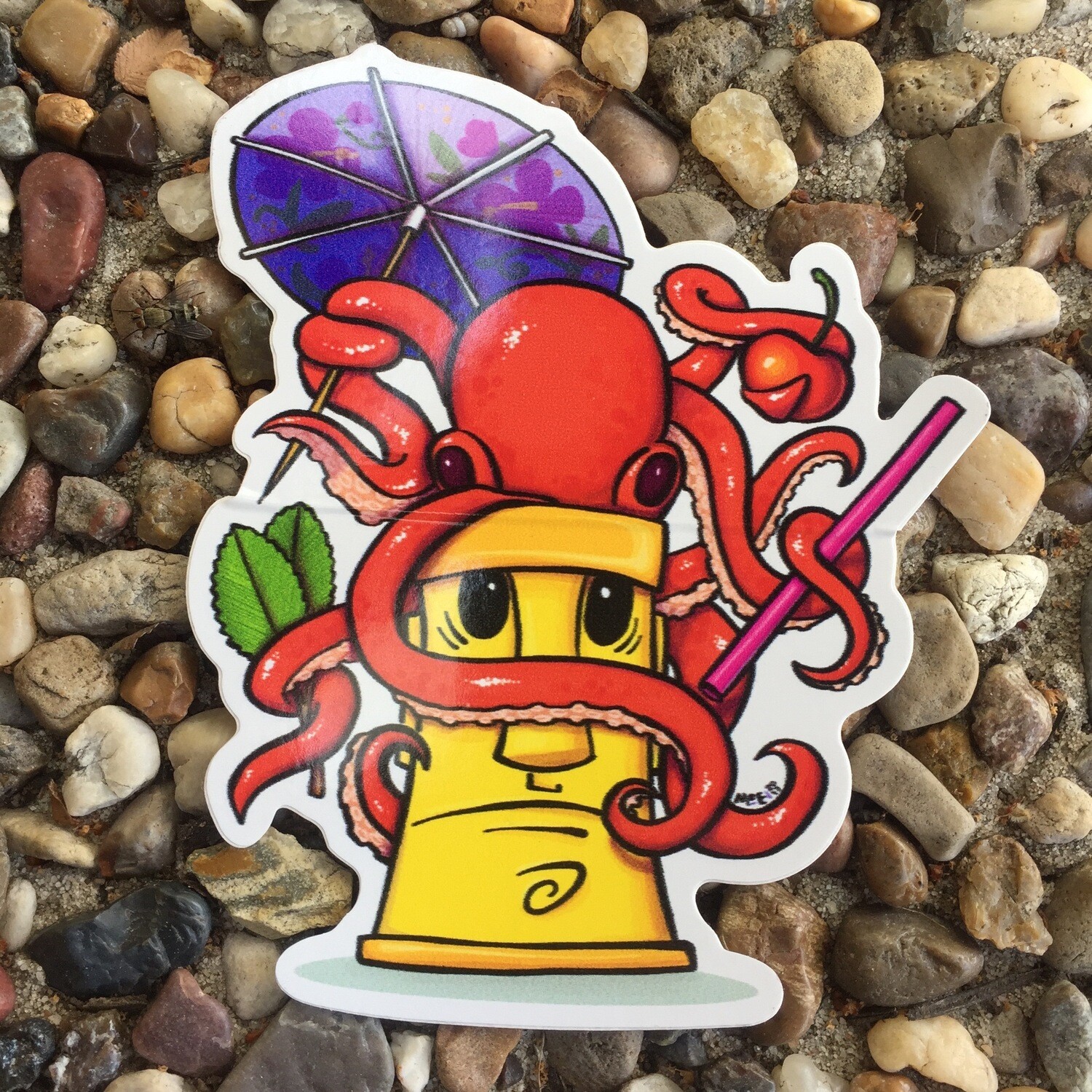 Sticker: Octotiki Sticker: Octotiki