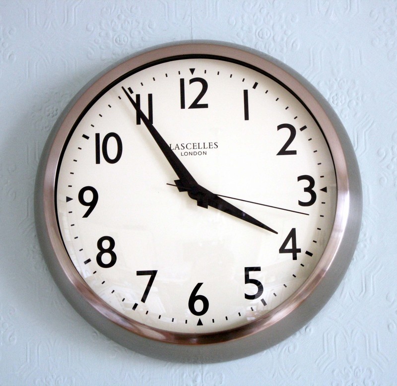 Retro wall clock