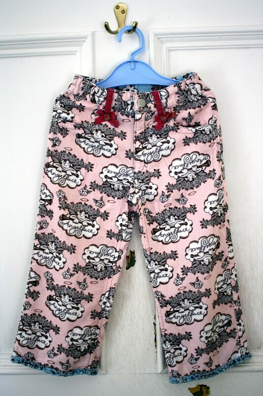 Vintage look girls trousers