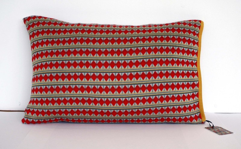 Large cushion with duck feather inner