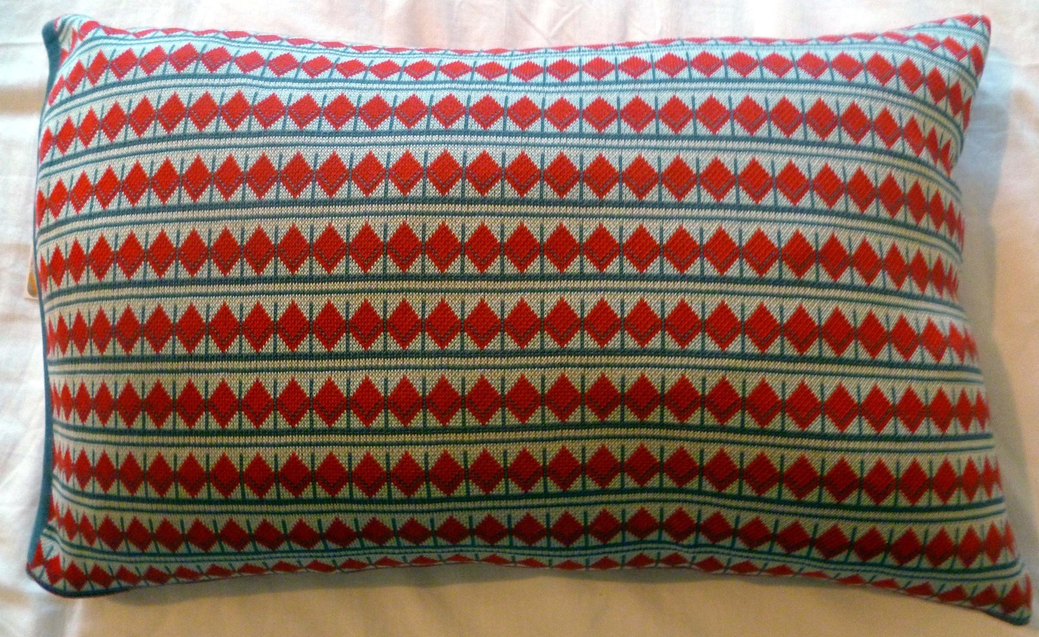 Large cushion with duck feather inner