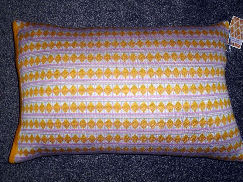 Large cushion with duck feather inner