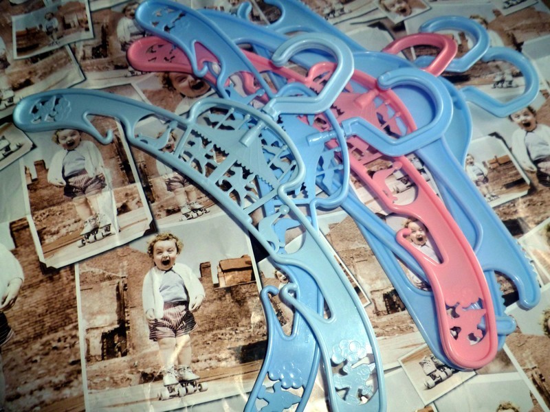 Vintage childs&#39; coathangers