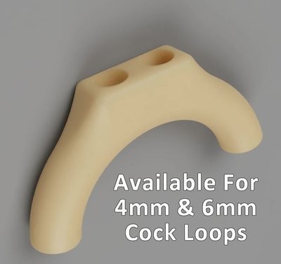 6mm Basic Estim Penis Play Conductive Rubber Cock Loop Insulator
