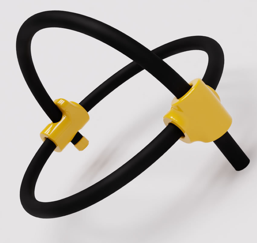 Monopole 3D Printed Coronal Cock Ring