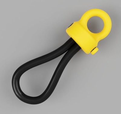 Joannes Didi/Dummy Monopole 6mm Conductive Rubber Electrode 2mm Plug - Yellow