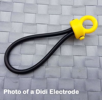 Joannes Didi/Dummy Monopole 6mm Conductive Rubber Electrode 2mm Plug - Black