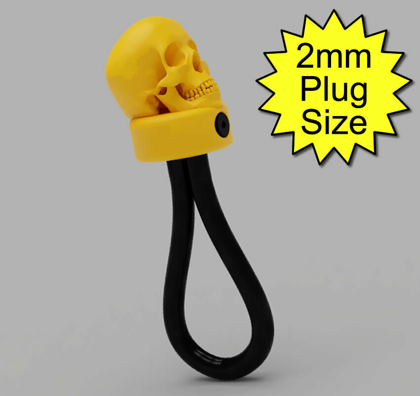Joannes Skull Monopole 6mm Conductive Rubber Electrode 2mm Plug