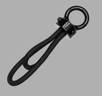 Joannes Double Didi/Dummy Monopole 6mm Conductive Rubber Electrode 2mm Plug Black