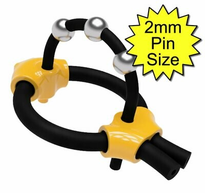 Bipolar Estim Penis Play Conductive Rubber Glans Cock Loop/Ring