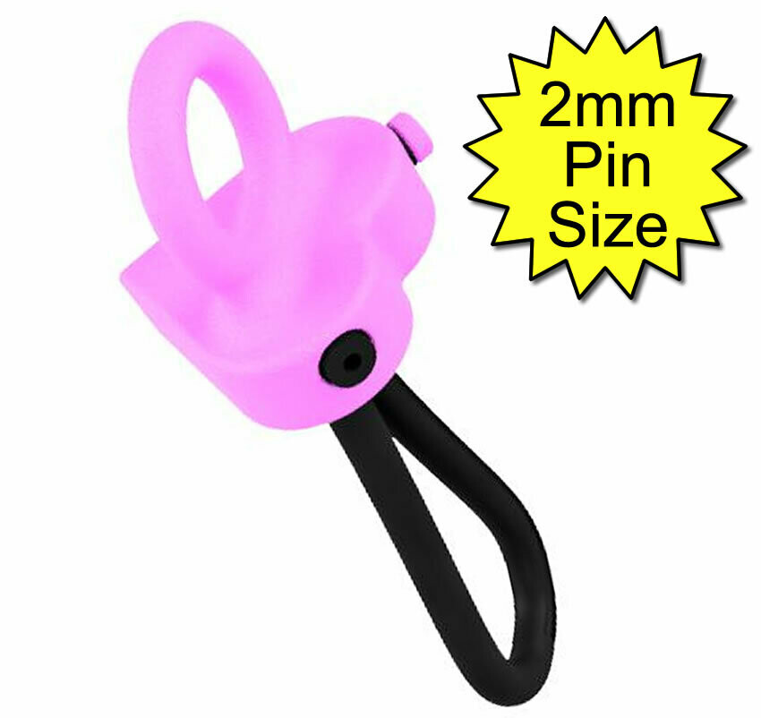 Joannes Loveheart Monopole 6mm Conductive Rubber Electrode 2mm Plug - Pink
