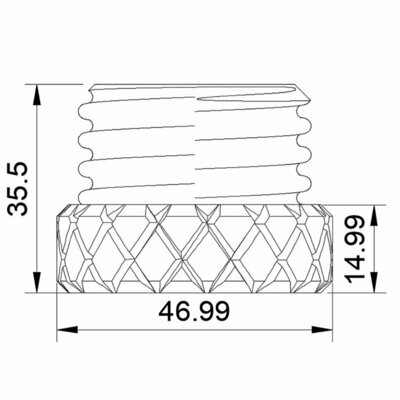 Basic Gas Mask Air Restrictor NATO 40mm Thread