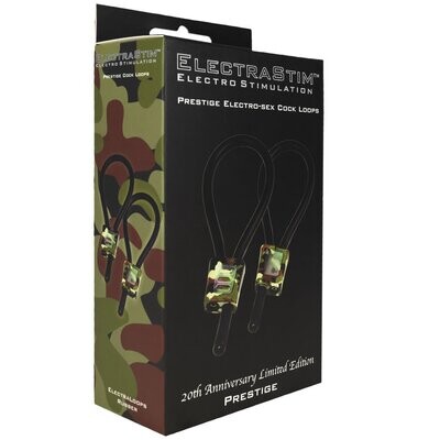 ElectraStim Prestige ElectraLoops Adjustable Cock Rings- 20th Anniversary Camouflage